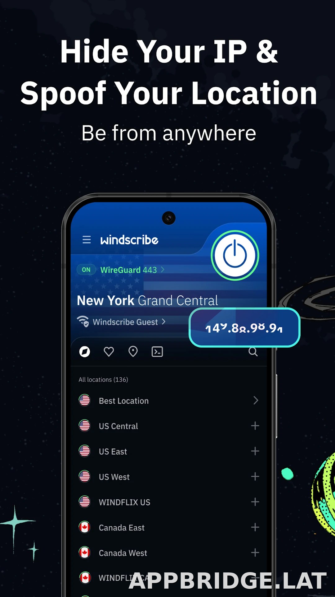 Windscribe скриншот 5