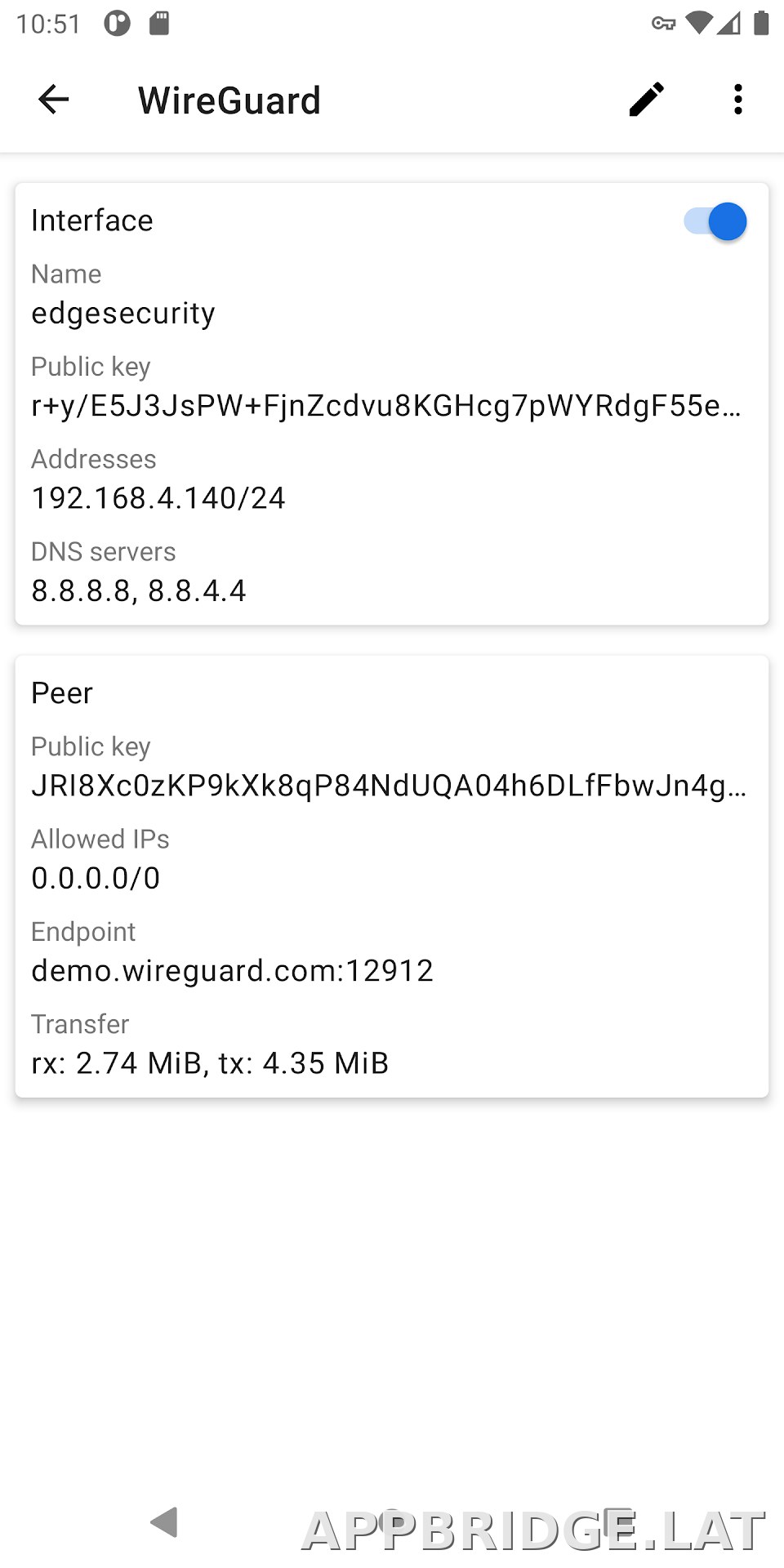 WireGuard скриншот 2